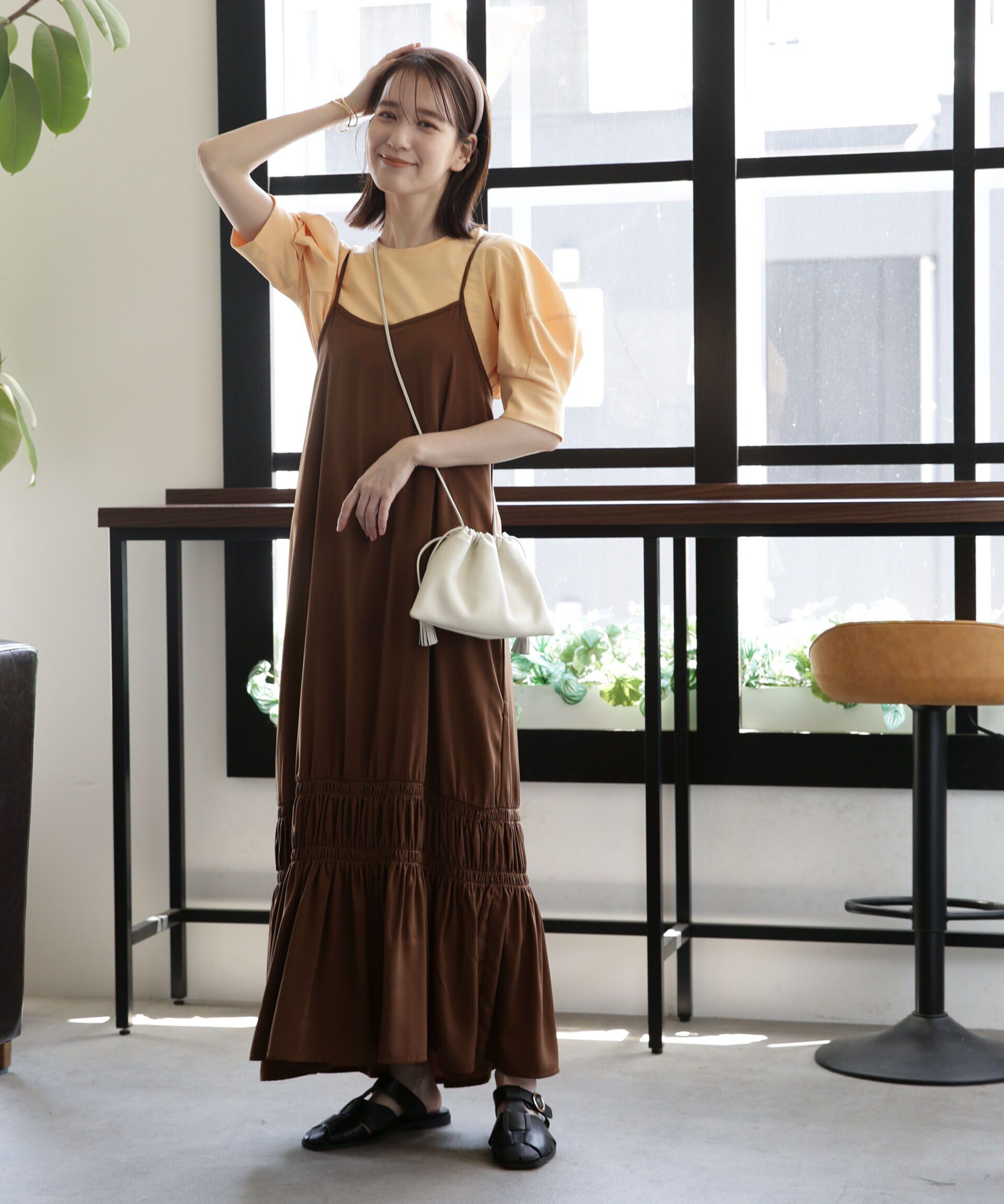 nano･universe「LB.03/Repurフォルムスリーブカットトップス」|Tシャツ・カットソー|