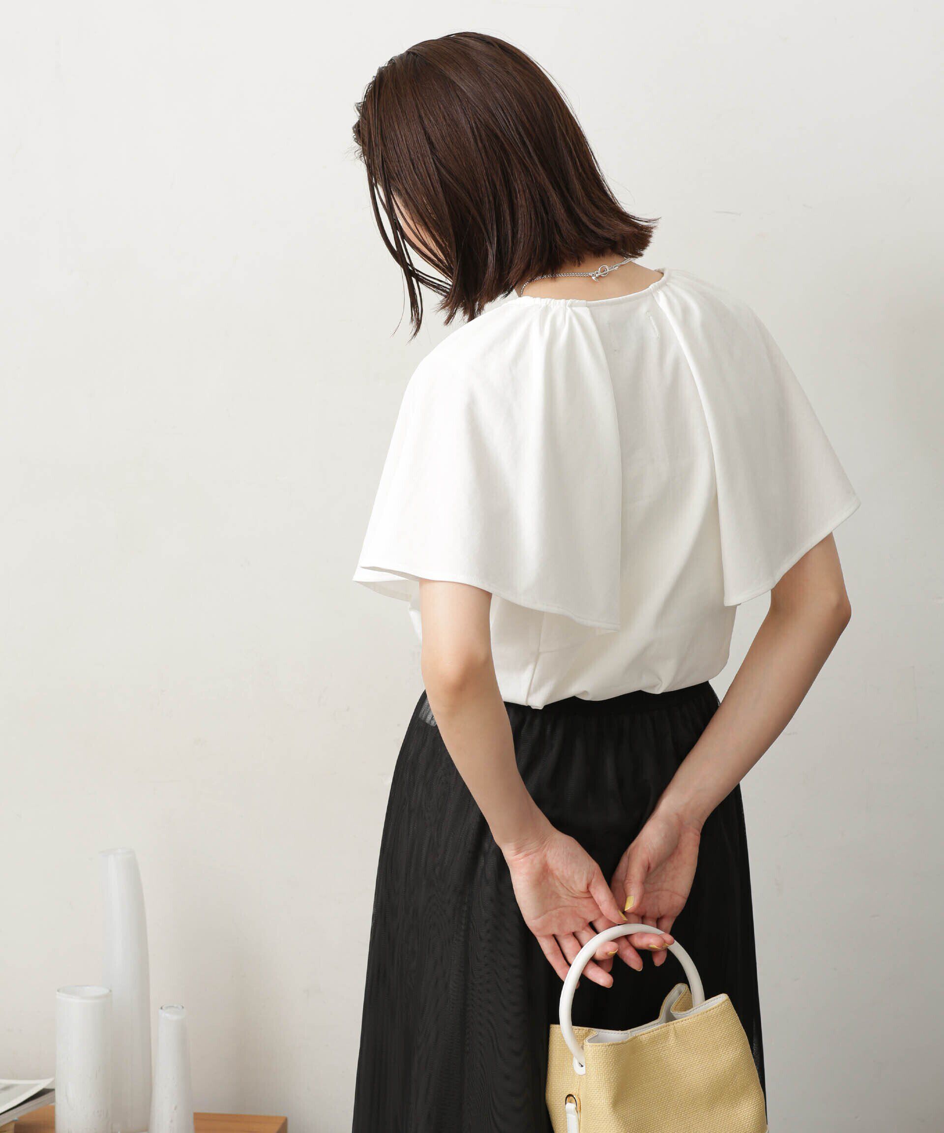 nano･universe「LB.03/Repurフレアスリーブカットトップス」|Tシャツ・カットソー|