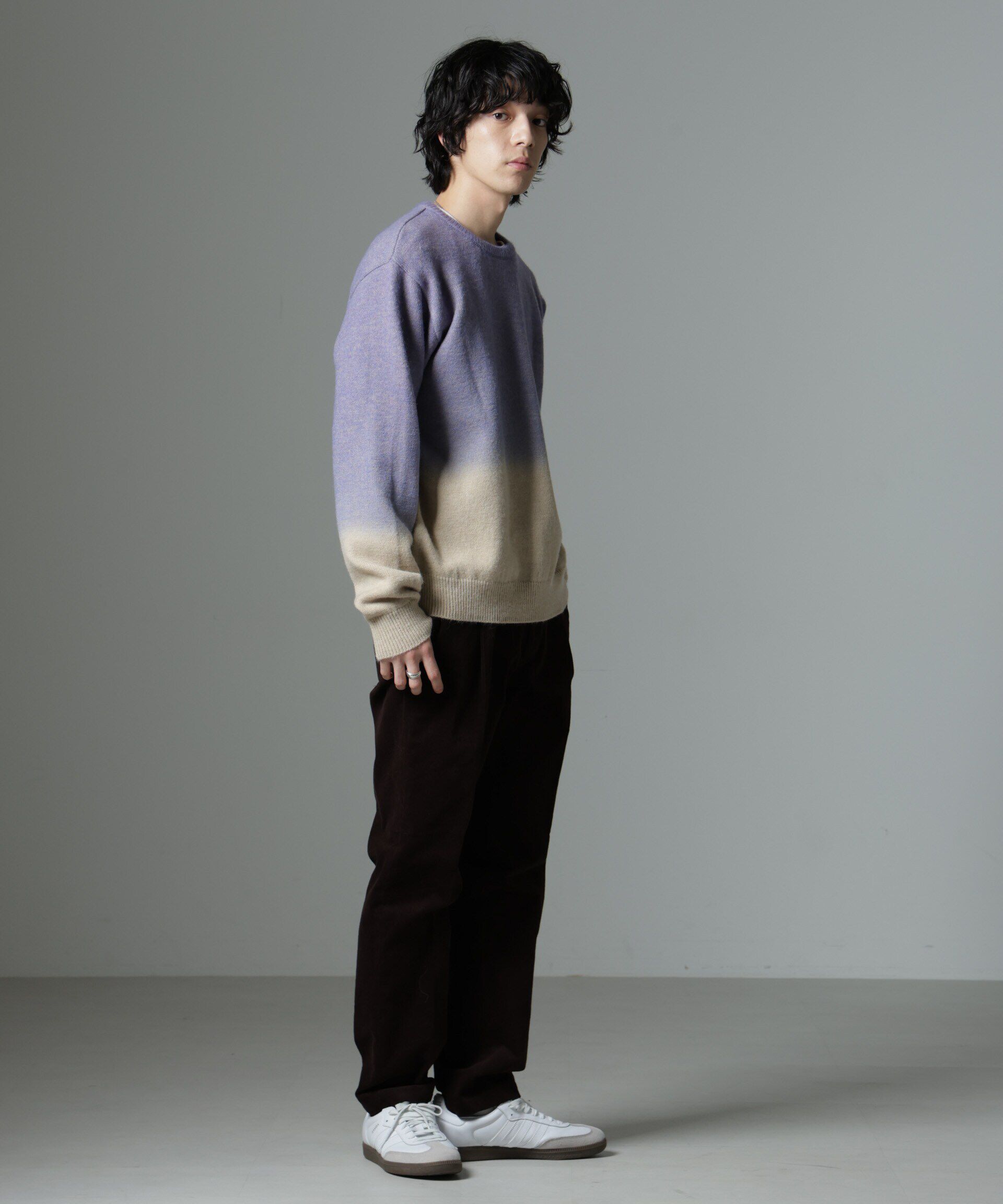 nano･universe「段染めニット」|ニット・セーター|