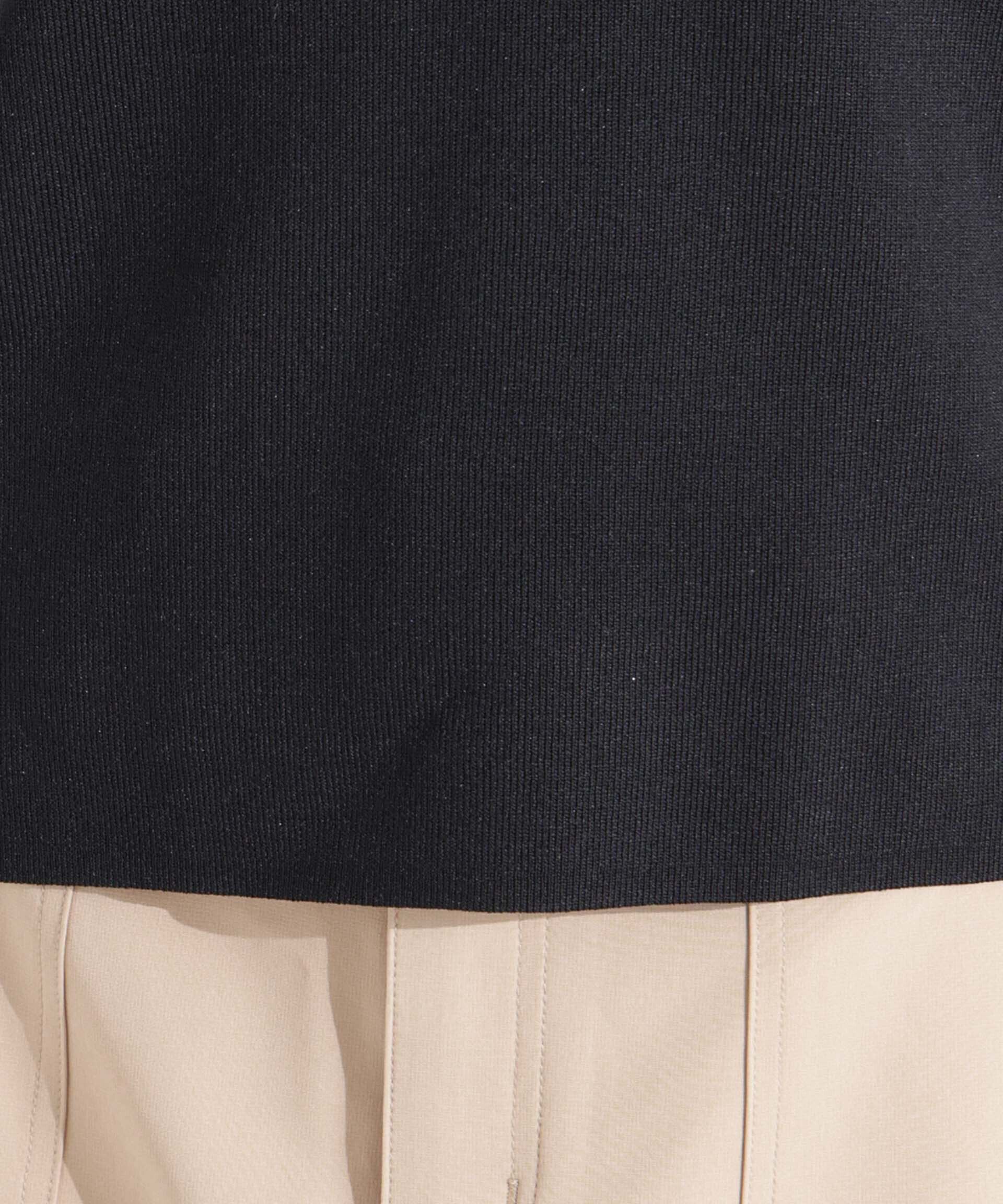 nano･universe「洗濯機洗い可UVカット接触冷感半袖ニット」|ニット・セーター|