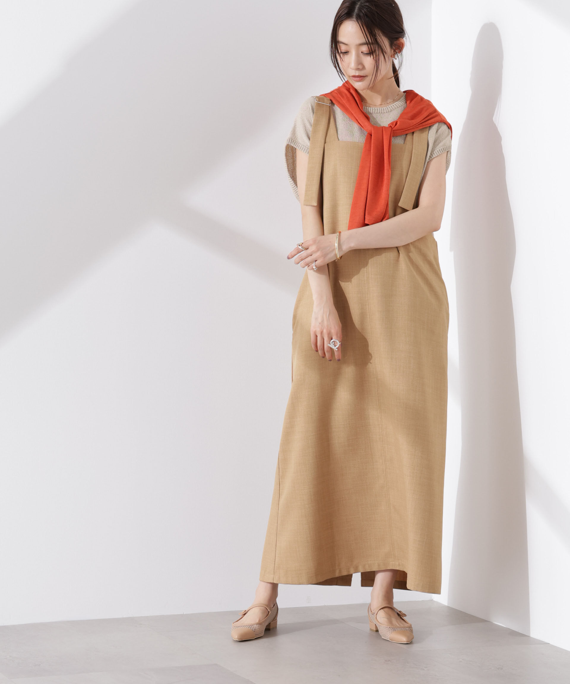 nano･universe「バックスリットシアーニットプルオーバー」|ニット・セーター|