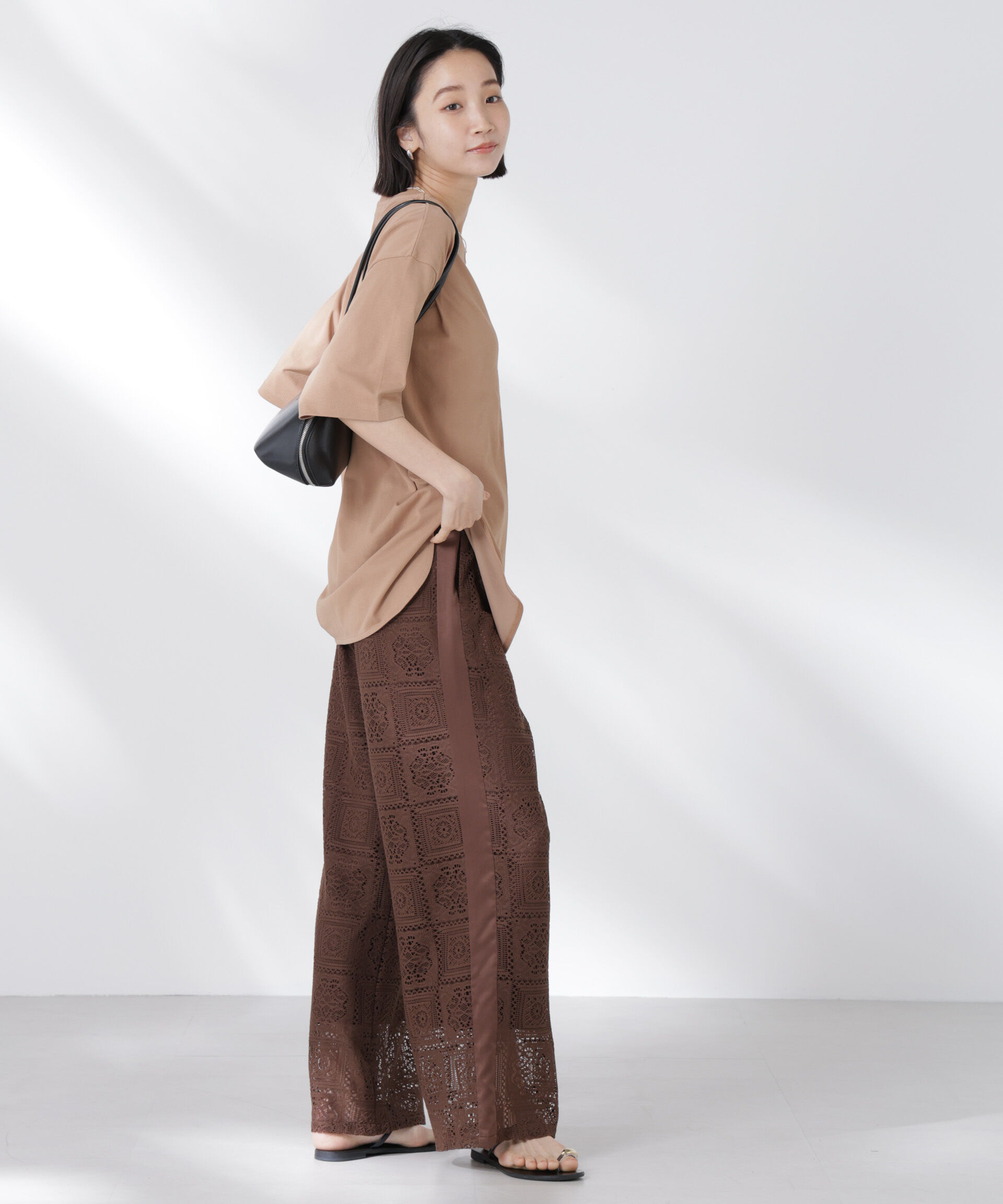 nano･universe「STORATECH 機能素材ラウンドヘムTシャツ」|Tシャツ・カットソー|