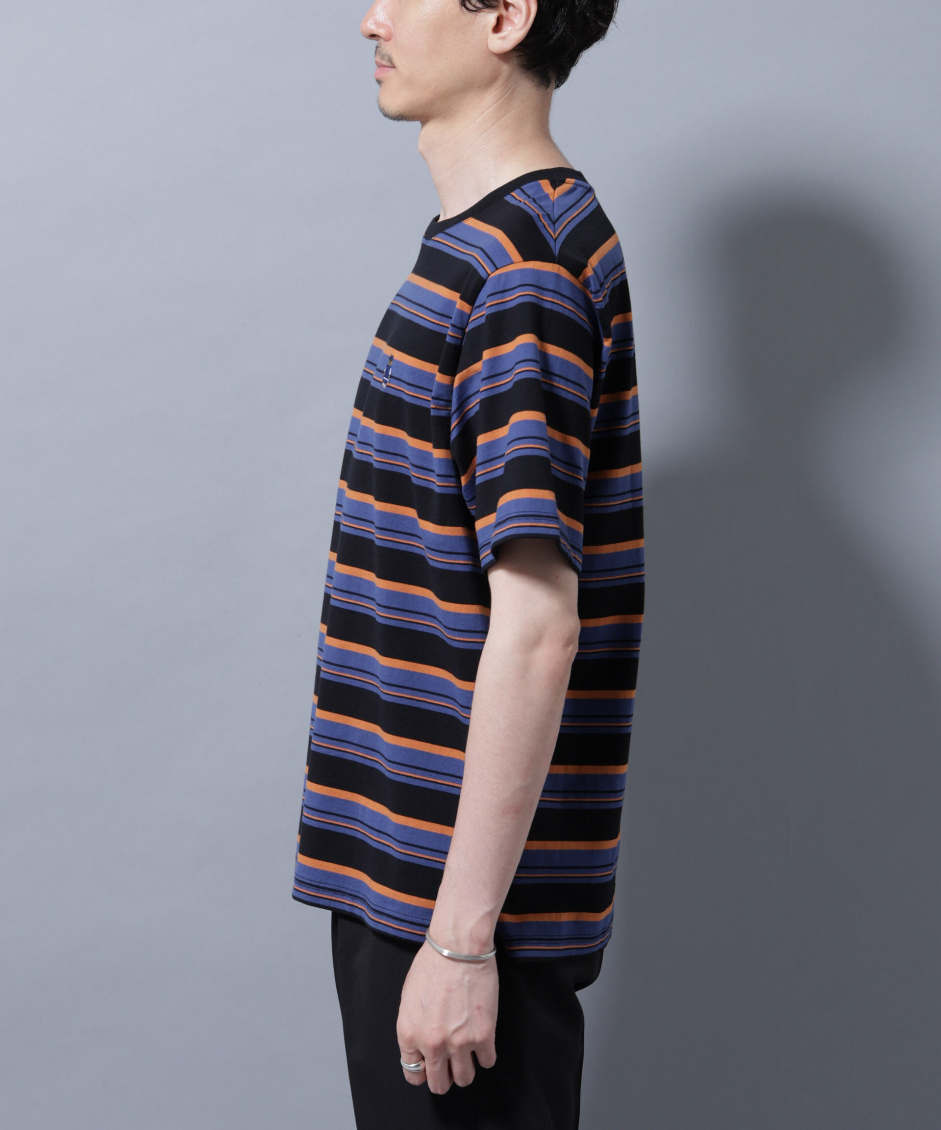 nano･universe「ナノベアボーダーTシャツ 半袖」|Tシャツ・カットソー|