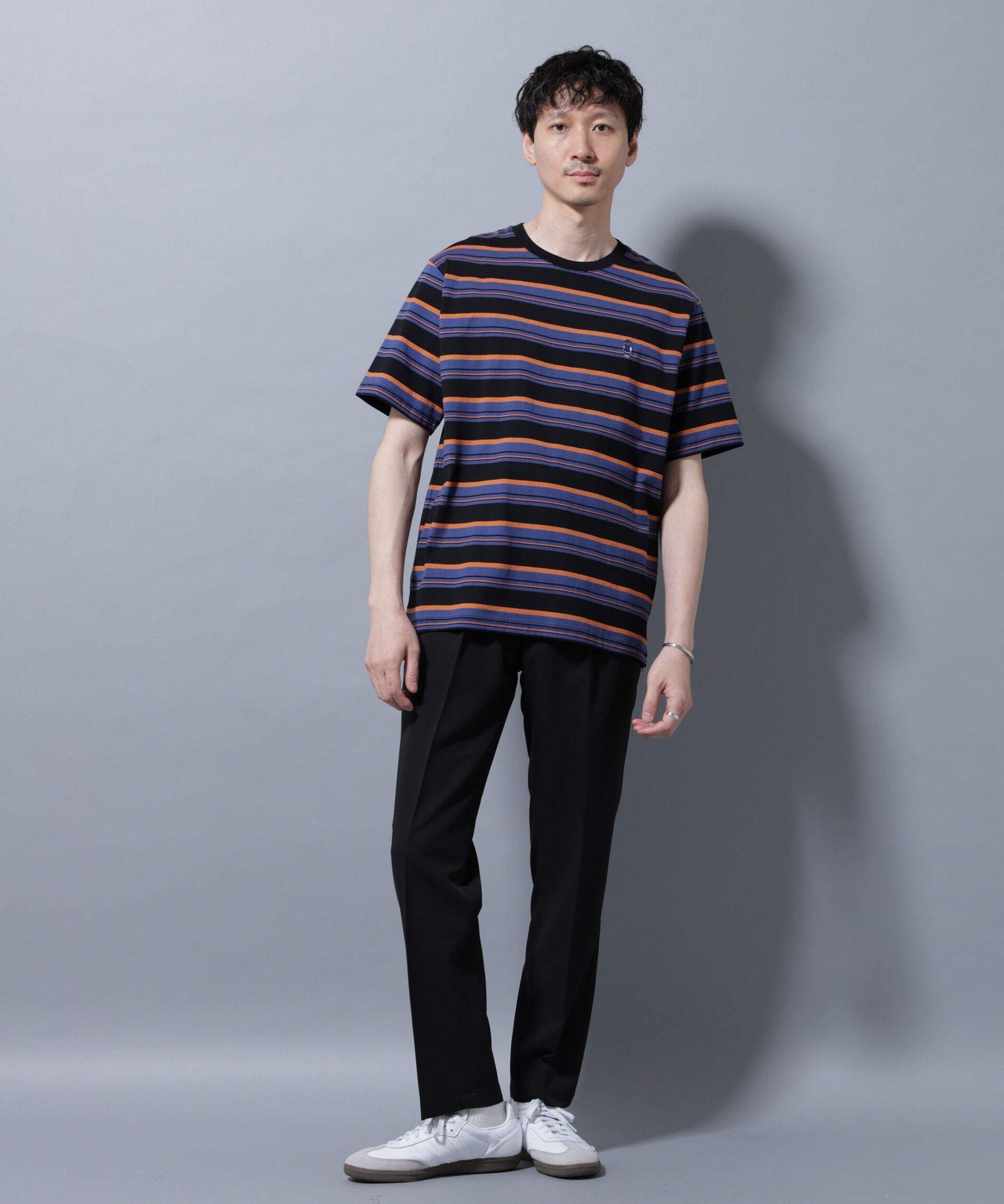 nano･universe「ナノベアボーダーTシャツ 半袖」|Tシャツ・カットソー|