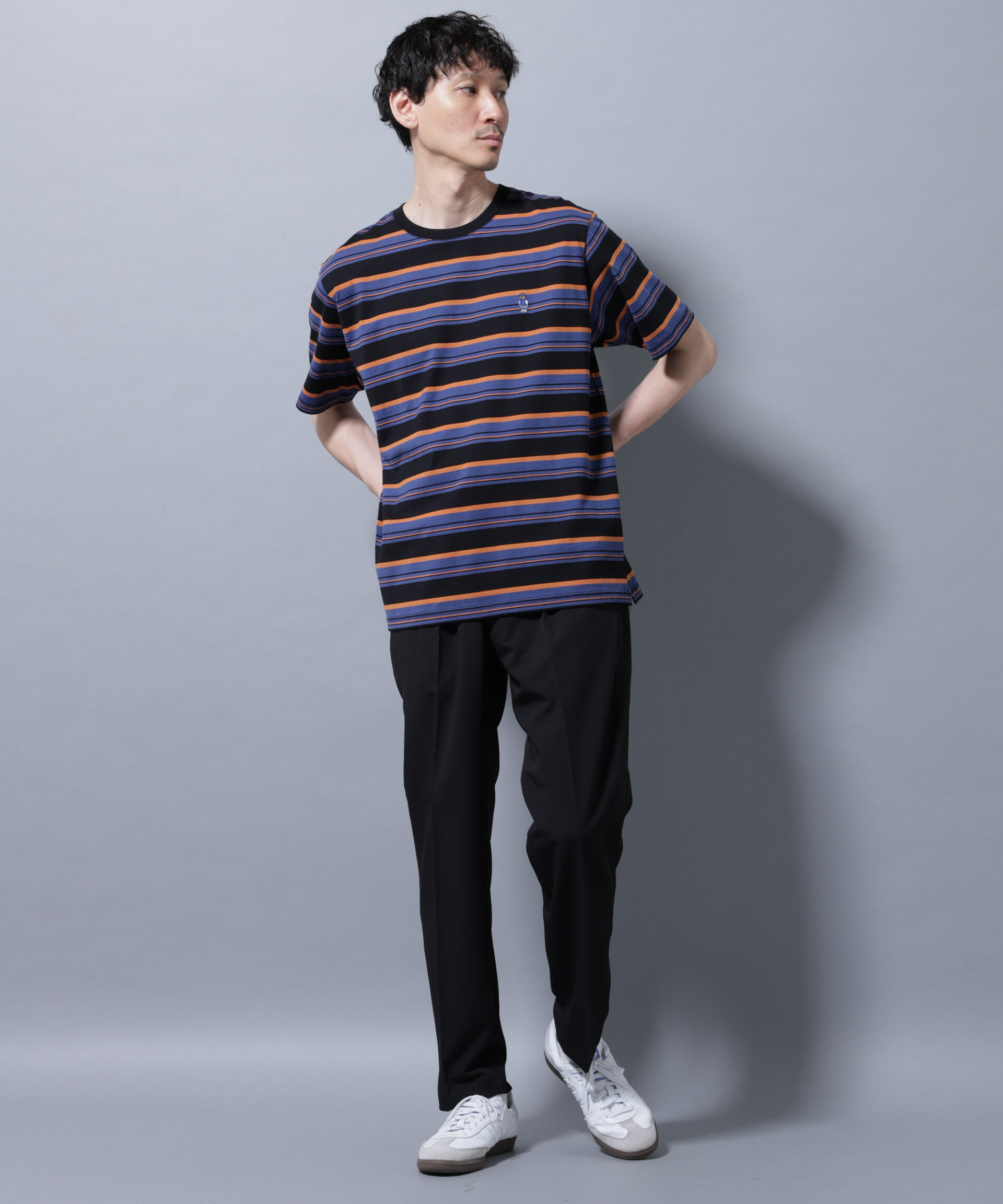 nano･universe「ナノベアボーダーTシャツ 半袖」|Tシャツ・カットソー|