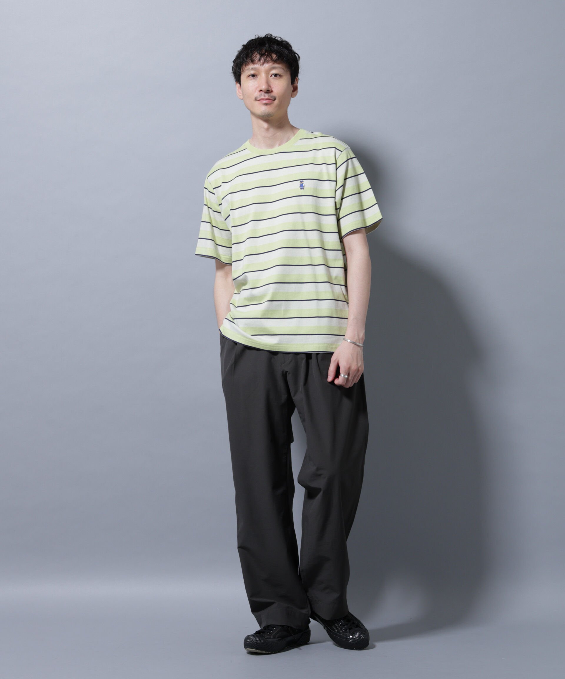 nano･universe「ナノベアボーダーTシャツ 半袖」|Tシャツ・カットソー|