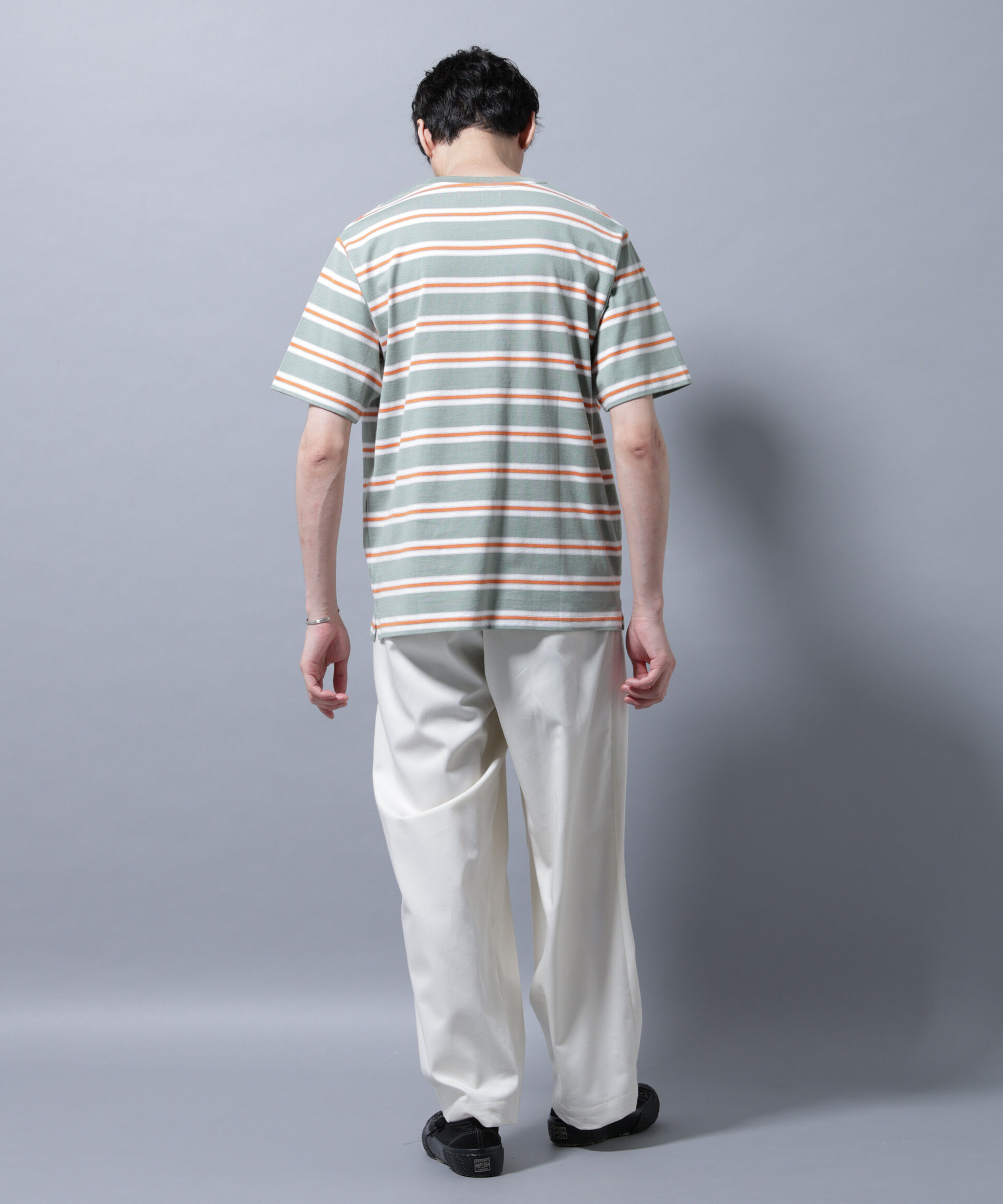 nano･universe「ナノベアボーダーTシャツ 半袖」|Tシャツ・カットソー|