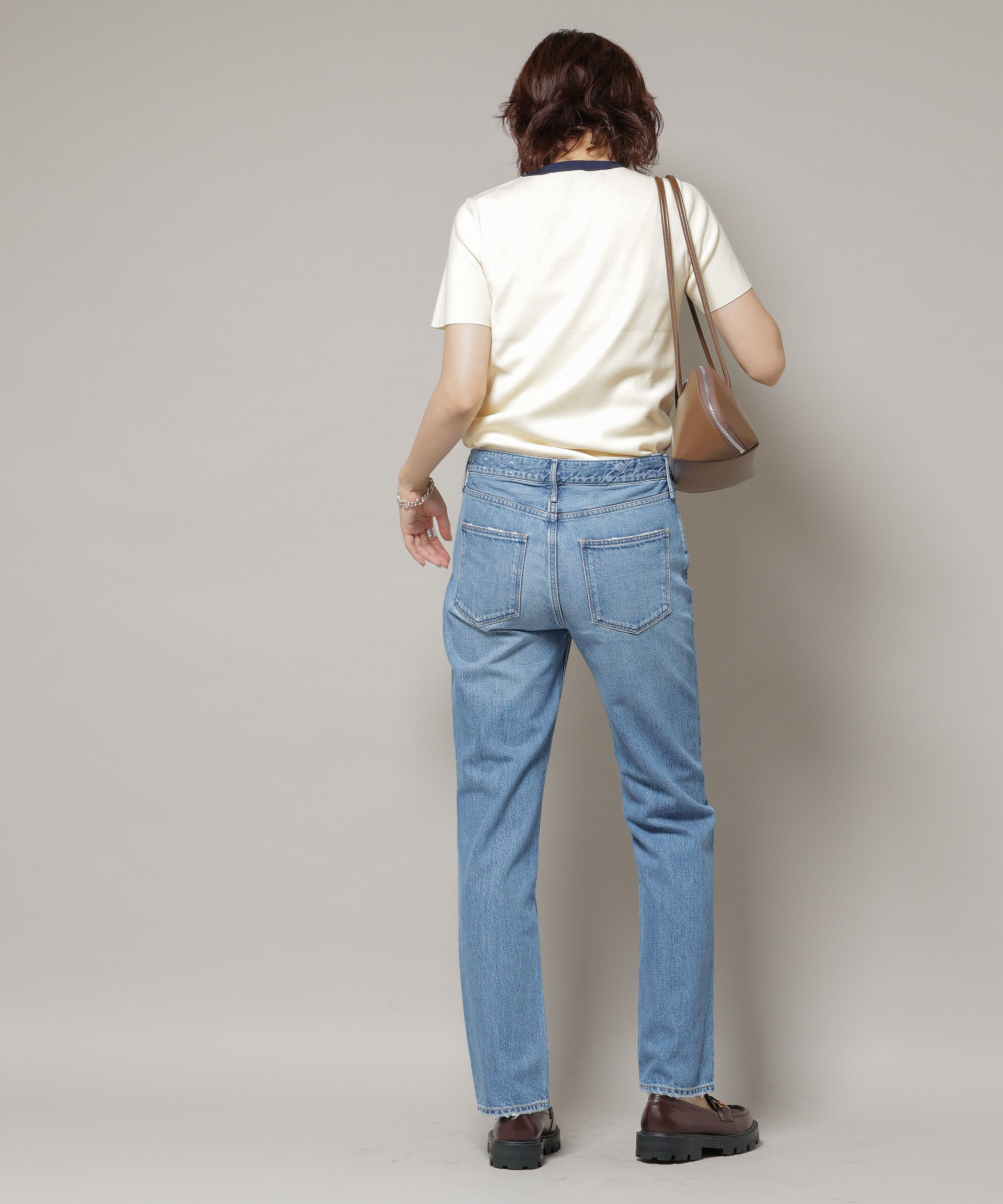 nano･universe「コンパクト総針ニットトップス」|ニット・セーター|