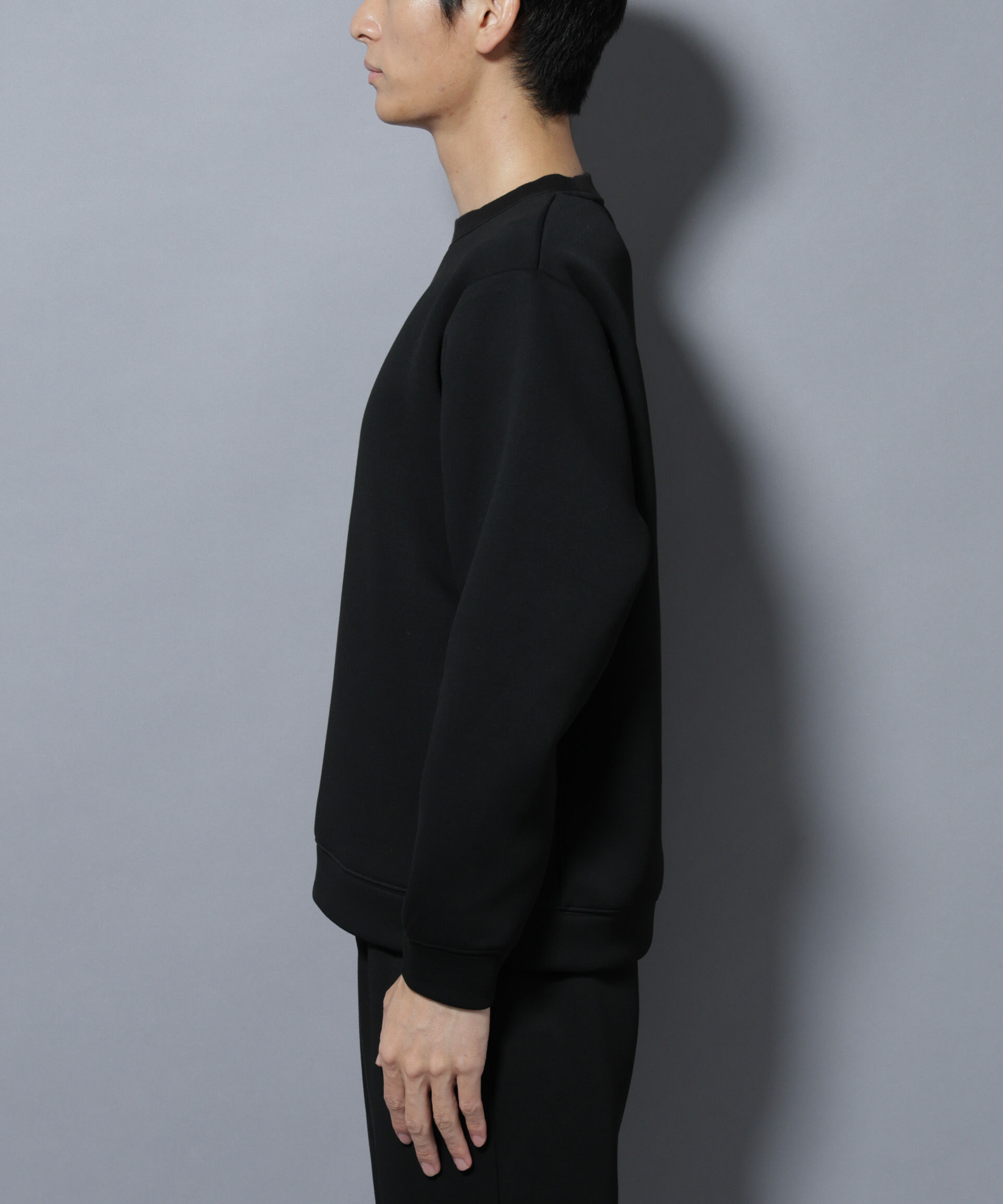 nano･universe「パネルダンボールプルオーバー 長袖(セットアップ可)」|Tシャツ・カットソー|