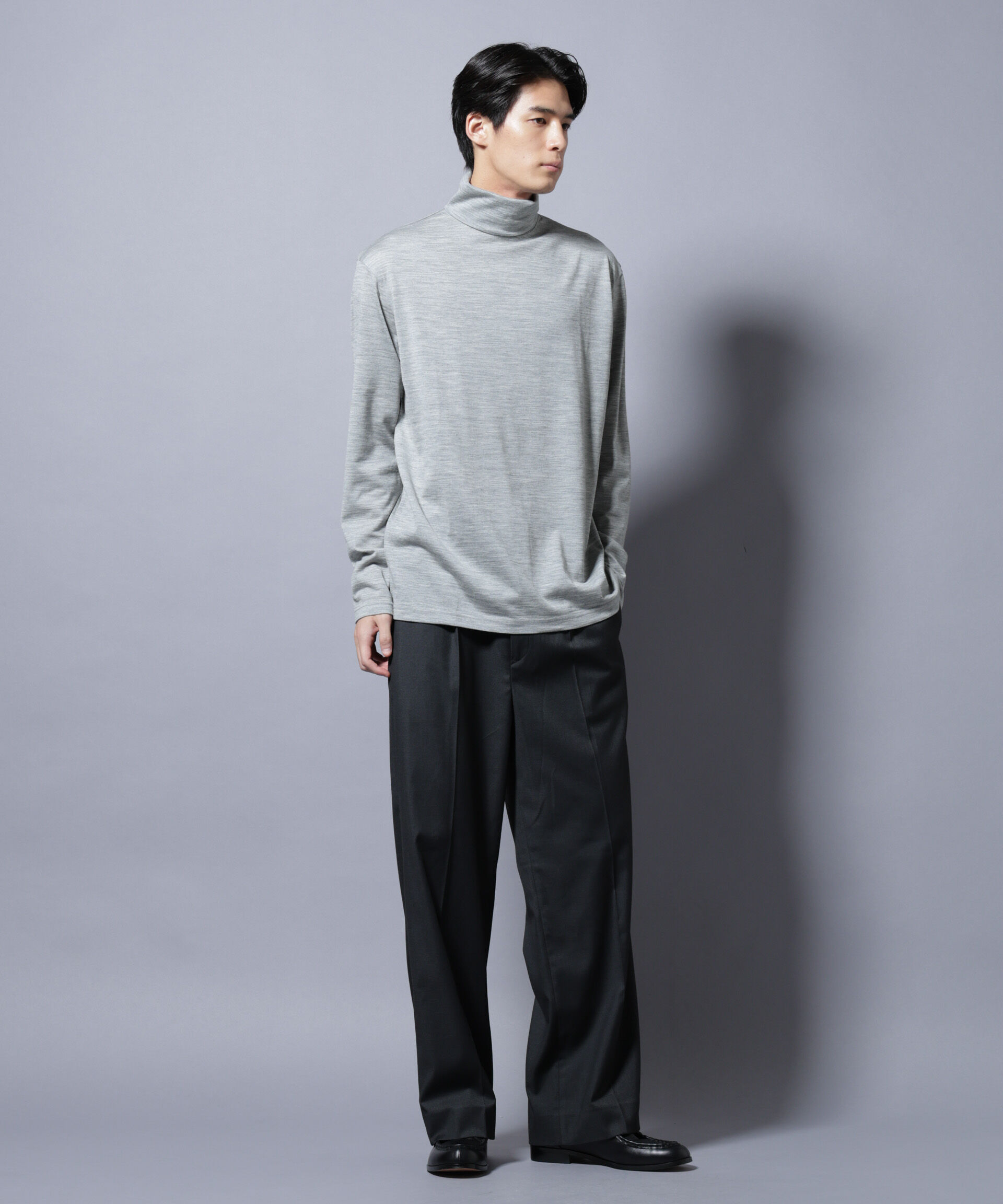 nano･universe「MIYATA&times;NANO JAPAN MADE 100%WOOL タートルネック」|Tシャツ・カットソー|