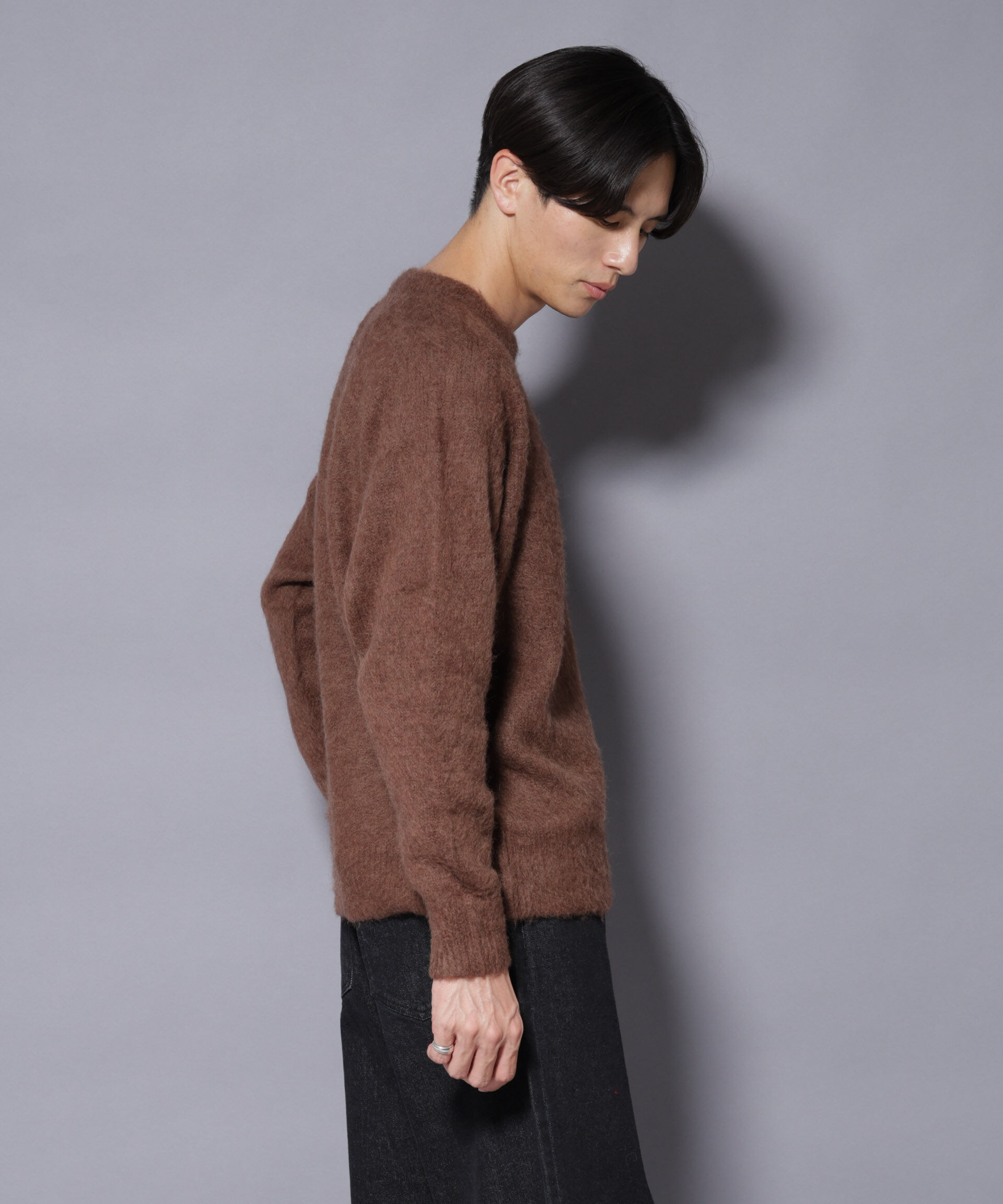 nano･universe「｢COFIL｣ SCIARADA モヘヤ混 クルーネックニット」|ニット・セーター|