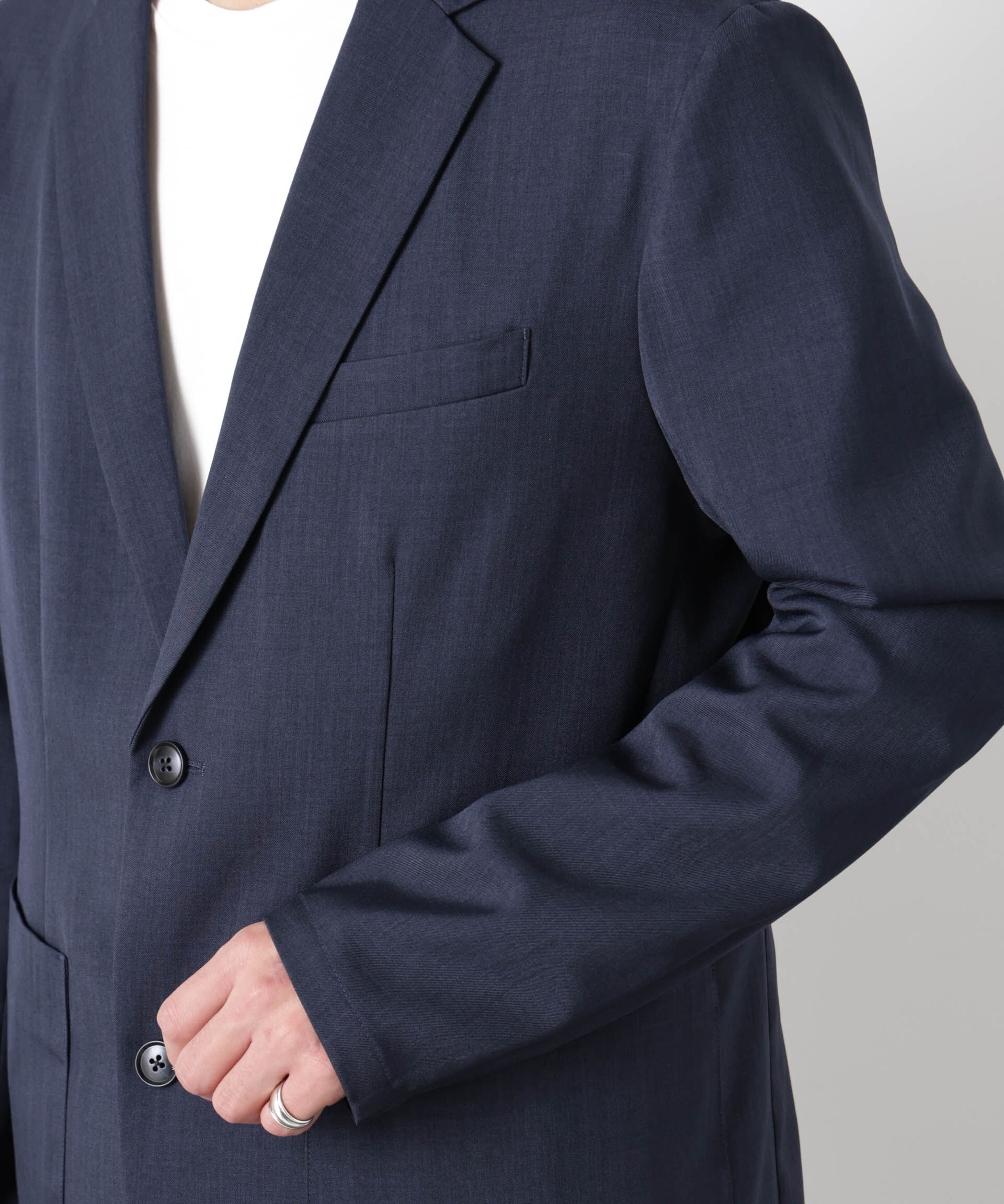 nano･universe「ポリエステルツイル セットアップ(洗濯機洗い可能)」|スーツ|