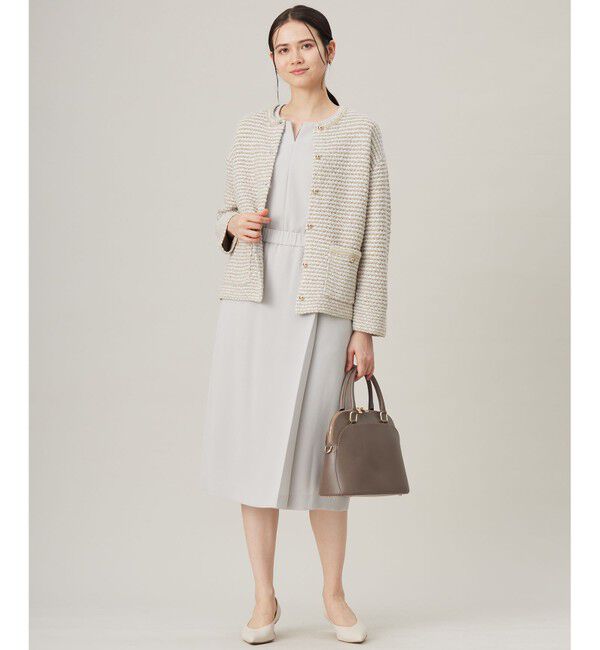 自由区「【セットアップ対応・洗える】トリアセダブルクロス ブラウス」|シャツ・ブラウス|