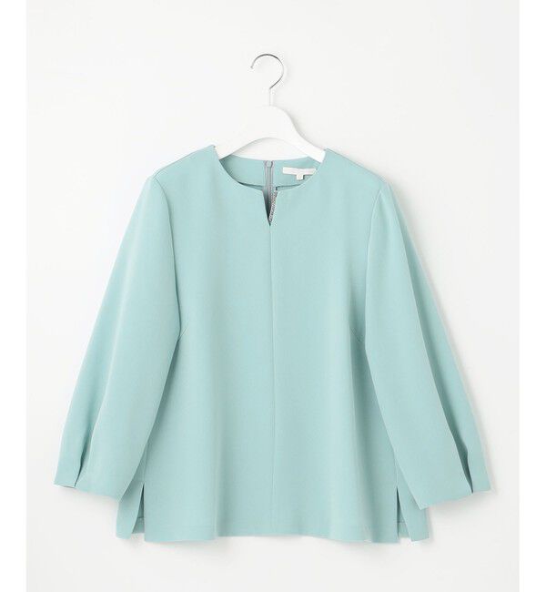 自由区「【セットアップ対応・洗える】トリアセダブルクロス ブラウス」|シャツ・ブラウス|