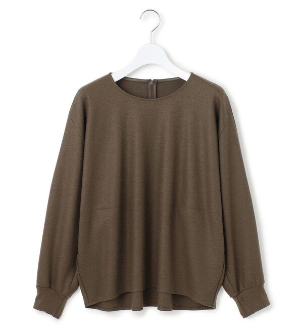 23区「【洗える】ウールミルドジャージー フォルム カットソー」|Tシャツ・カットソー|