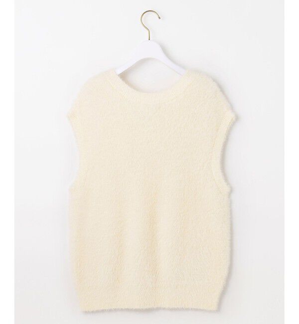 any SiS「【前後着用可】シャギーニット ベスト」|ベスト・ジレ|