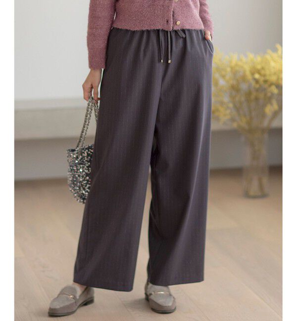 any SiS「【洗える】ラメキライージードロスト パンツ」|その他|ﾁｬｺｰﾙｽ