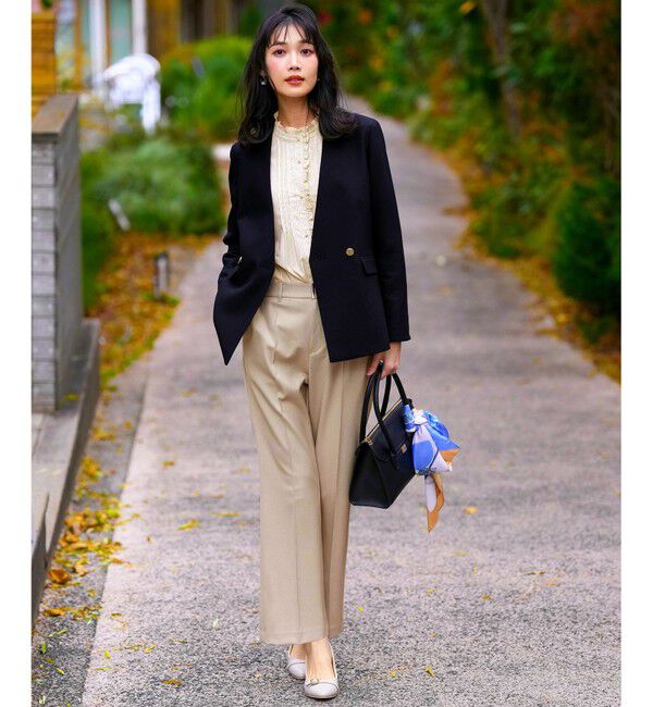 ANY SIS「フリルスタンド シャツ」|シャツ・ブラウス|