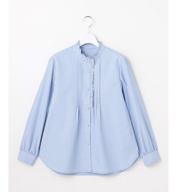 ANY SIS「フリルスタンド シャツ」|シャツ・ブラウス|