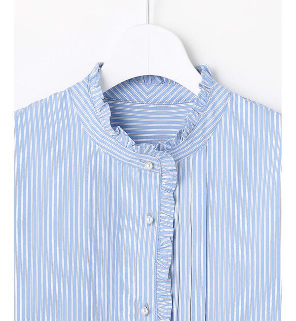 ANY SIS「フリルスタンド シャツ」|シャツ・ブラウス|