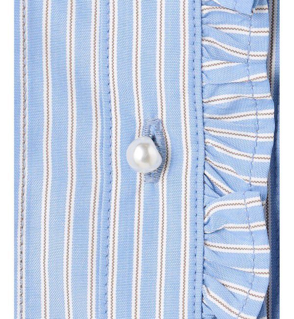 ANY SIS「フリルスタンド シャツ」|シャツ・ブラウス|