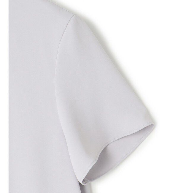 BEIGE,「【L-size】EVA / ハイネックハーフスリーブブラウス」|シャツ・ブラウス|