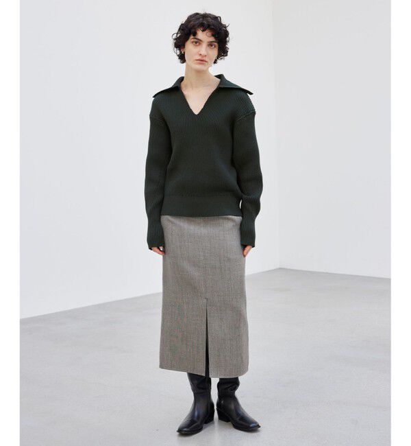 BEIGE,「【洗える】THURET / リブニット」|ニット・セーター|