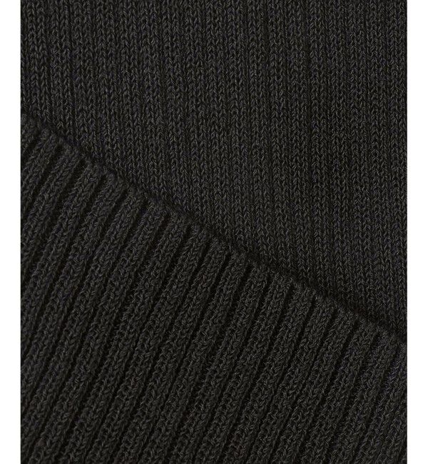 BEIGE,「【洗える・美人百花 4月号掲載】VINCA / パール付き半袖コットンリブニット」|ニット・セーター|