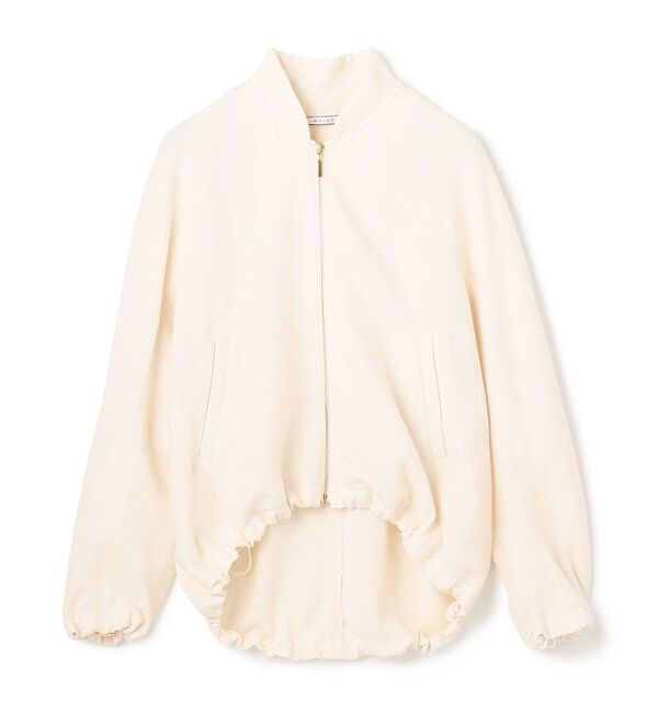 BEIGE,「【洗える】POMONA / ゴールドジップライトブルゾン」|Tシャツ・カットソー|