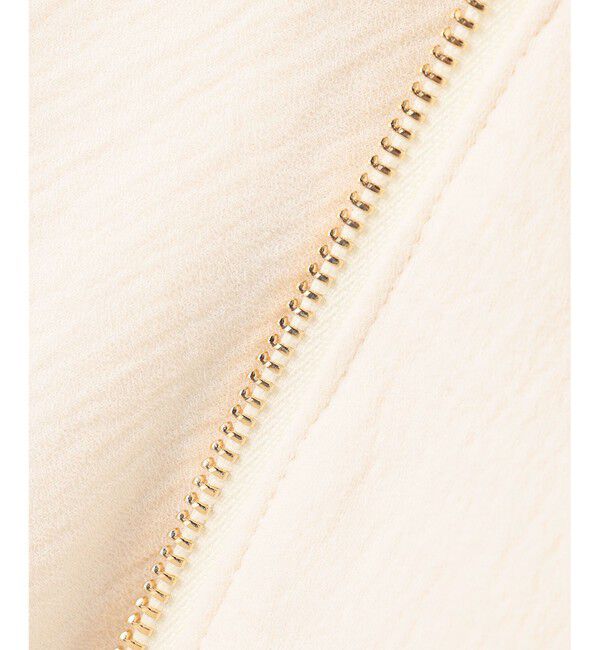 BEIGE,「【洗える】POMONA / ゴールドジップライトブルゾン」|Tシャツ・カットソー|