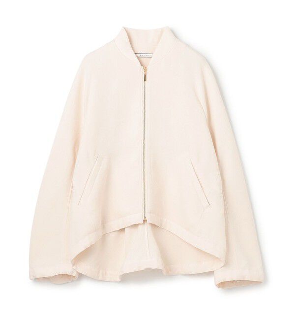 BEIGE,「【洗える】POMONA / ゴールドジップライトブルゾン」|Tシャツ・カットソー|