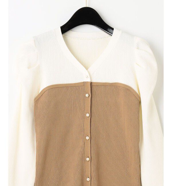 Diagram「バイカラーリブニットトップ」|ニット・セーター|