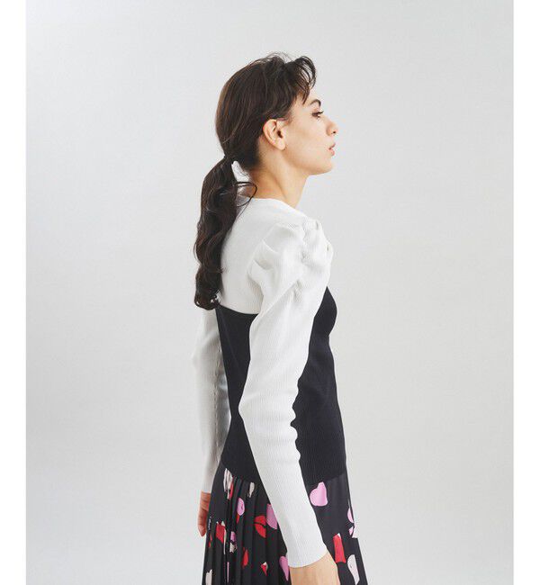 Diagram「バイカラーリブニットトップ」|ニット・セーター|