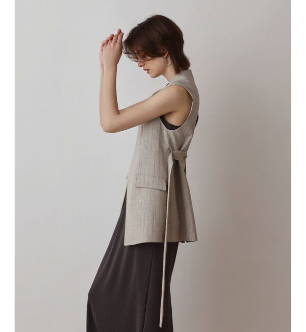 Diagram「ストライプノーカラージレ」|ベスト・ジレ|