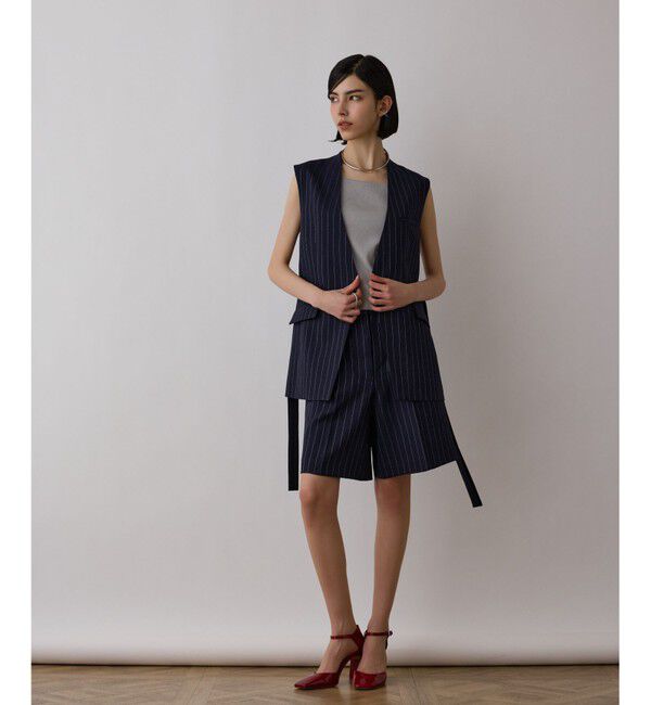 Diagram「ストライプノーカラージレ」|ベスト・ジレ|