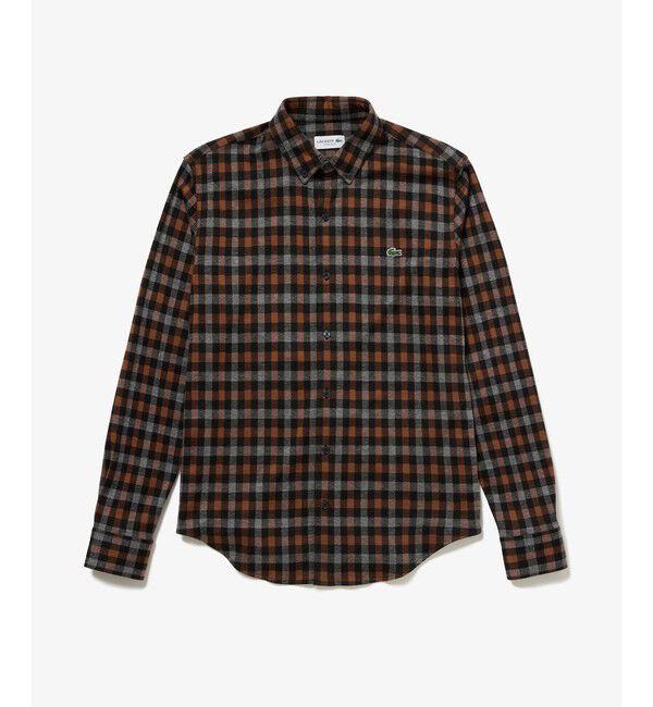 LACOSTE「チェックジャージシャツ」|シャツ・ブラウス|