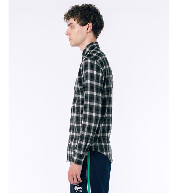 LACOSTE「チェックジャージシャツ」|シャツ・ブラウス|