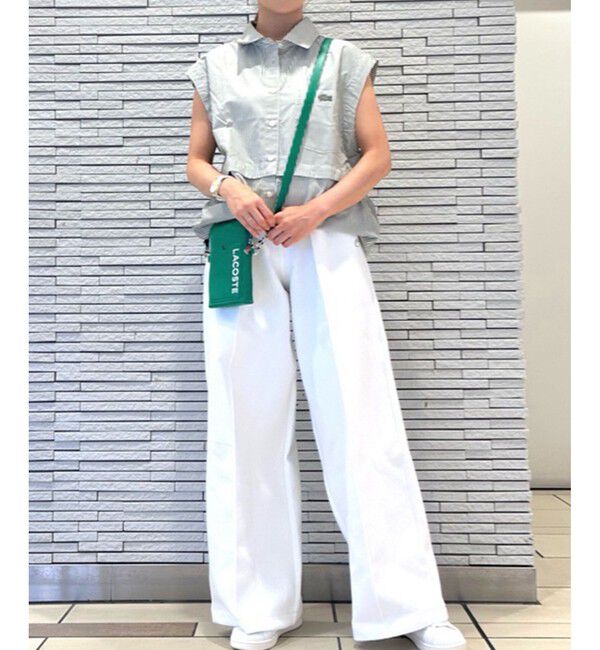 LACOSTE「4WAYデザイン ボリュームスリーブ ロングシャツ」|シャツ・ブラウス|