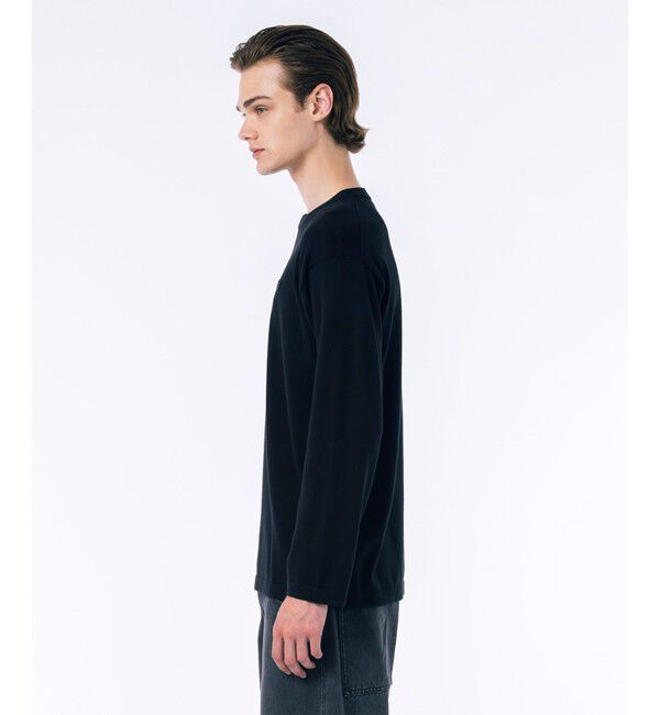 LACOSTE「ハイストレッチコットンニット長袖Tシャツ」|Tシャツ・カットソー|