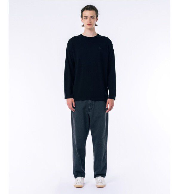 LACOSTE「ハイストレッチコットンニット長袖Tシャツ」|Tシャツ・カットソー|