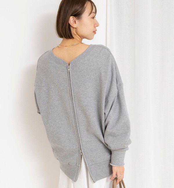 NOLLEY'S「ウォッシャブル2WAYロングジップスウェット」|スウェット・ジャージ|