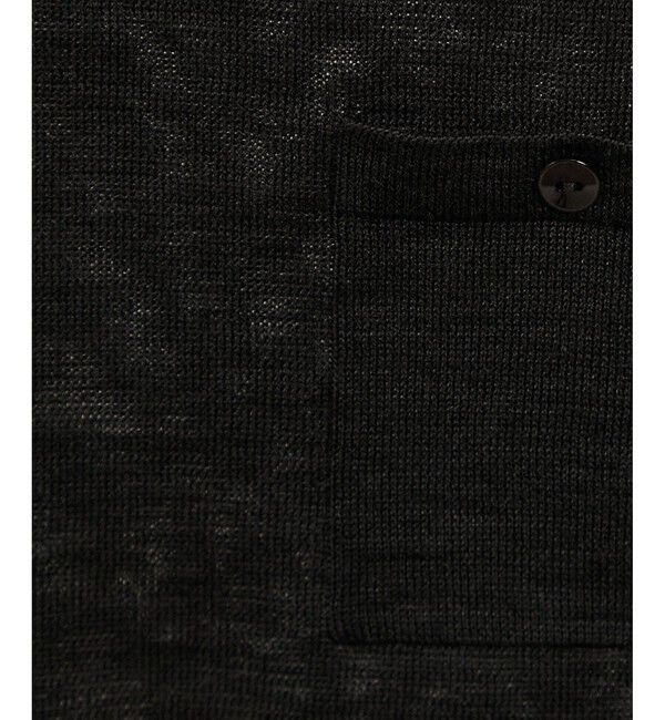 SALON adam et rope'「クロップドハーフスリーブリネンニット［ドライタッチ・洗える］」|Tシャツ・カットソー|