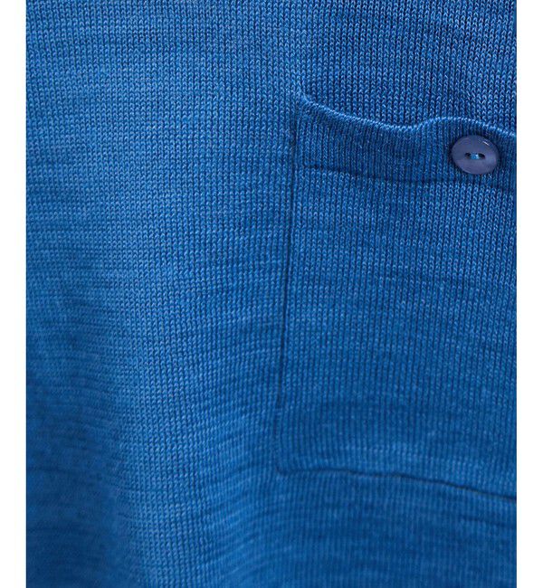 SALON adam et rope'「クロップドハーフスリーブリネンニット［ドライタッチ・洗える］」|Tシャツ・カットソー|