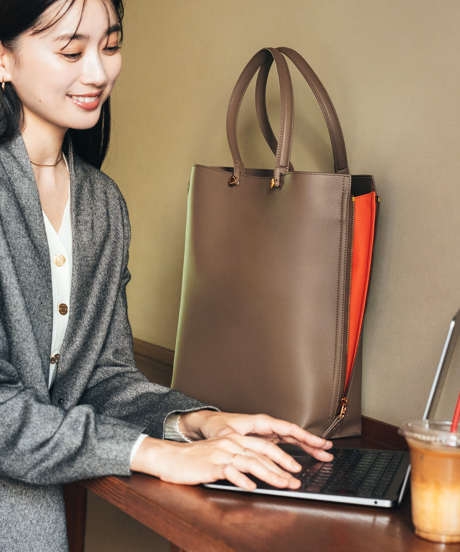 ROPE「【E'POR】Y BAG Large【通勤】【A4対応】【25AW】」|トートバッグ|