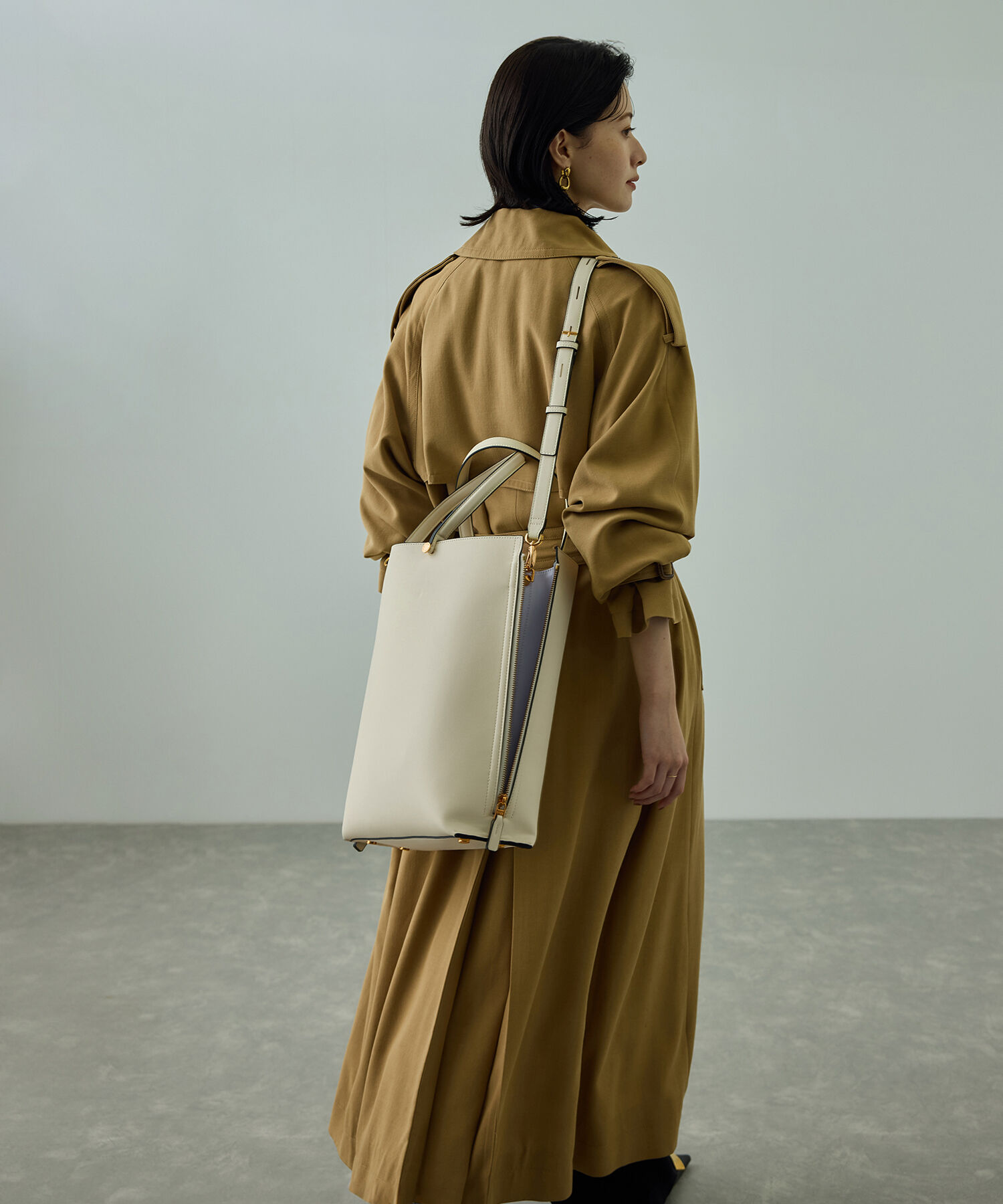 ROPE「【E'POR】Y BAG Large【通勤】【A4対応】【25AW】」|トートバッグ|