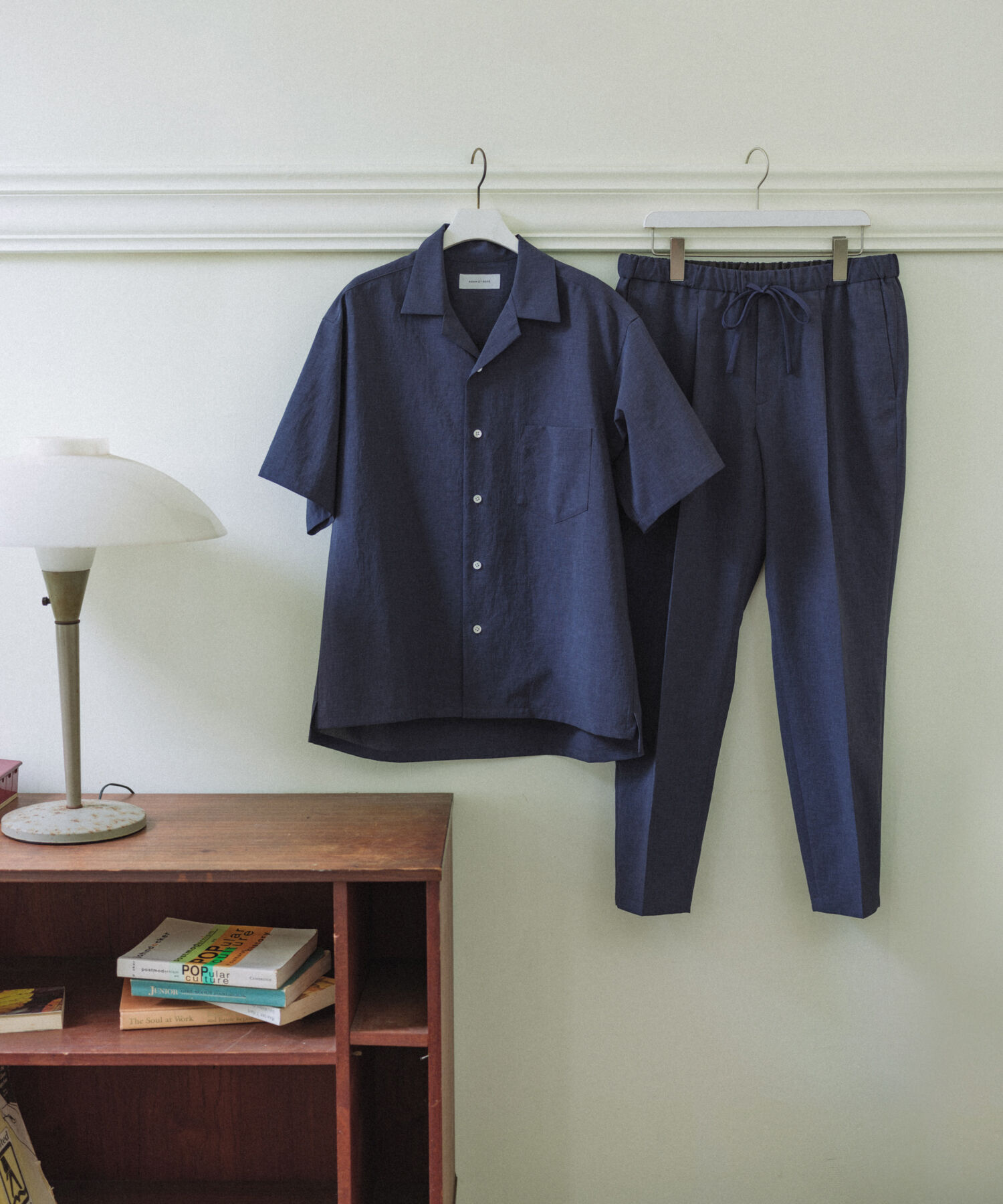 ADAM ET ROPE'「2点セット【RIRANCHA / リランチェ】セットアップ / オープンカラーシャツ&イージーパンツ / イージーケア 」|スーツ|