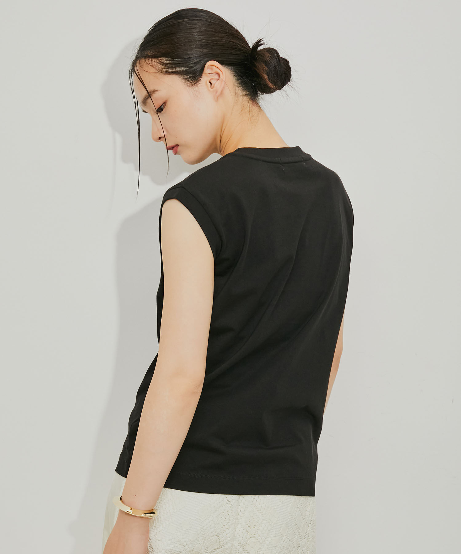 ADAM ET ROPE'「【逸品】フリルセットTシャツ」|Tシャツ・カットソー|