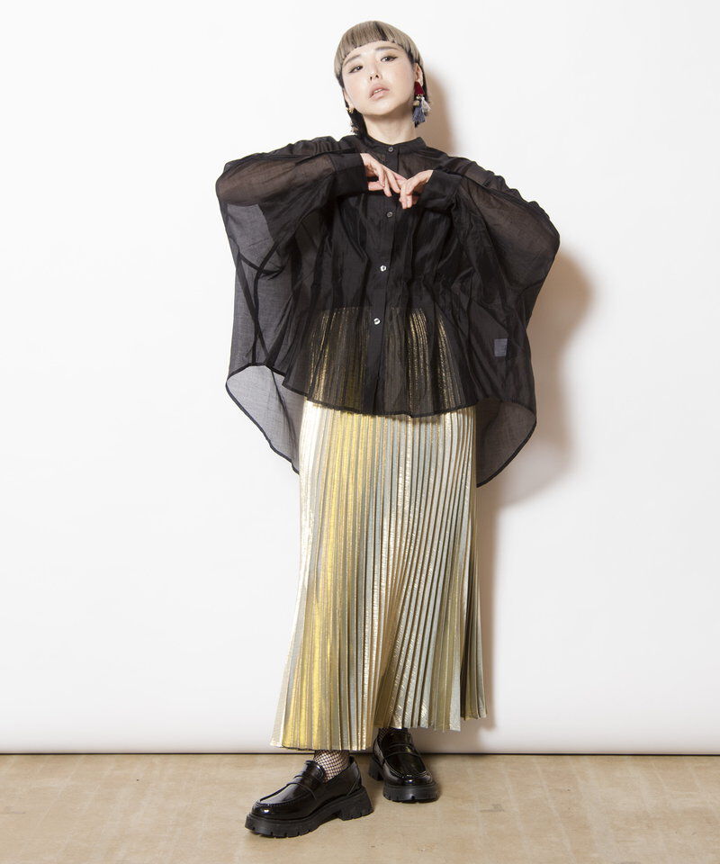  「イレギュラーヘムタックシアーシャツ」|シャツ・ブラウス|