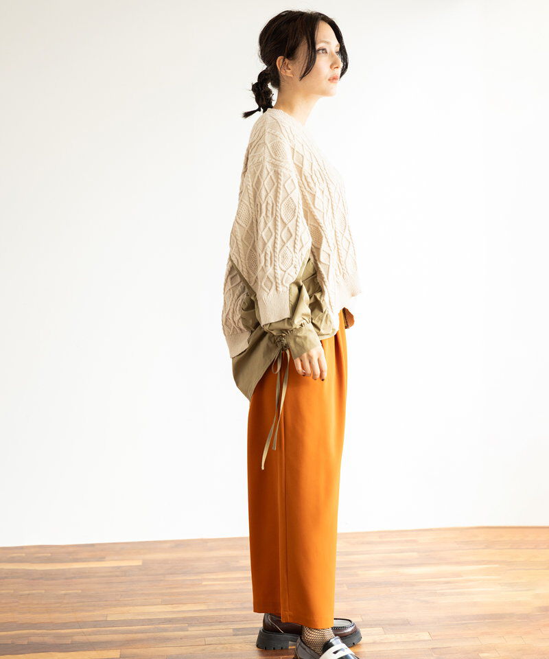  「タックワイドパンツ」|その他|