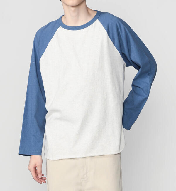  「FilMelange |〈別注〉ベースボール 長袖Tシャツ MEN」|Tシャツ・カットソー|